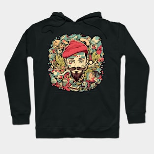 Hipster vintage doodle classic tshirt Hoodie